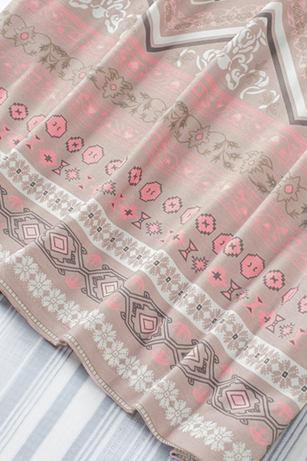 Khaki Khaki Leopard Geometric Color Block Plus Size Mini Dress