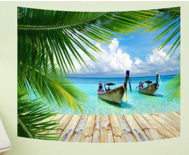 Cartoon Fantasy Tapestry Wall Hanging Home Decor Background