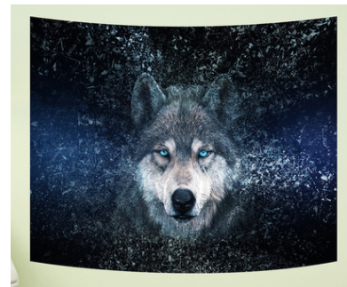 Cartoon Fantasy Tapestry Wall Hanging Home Decor Background