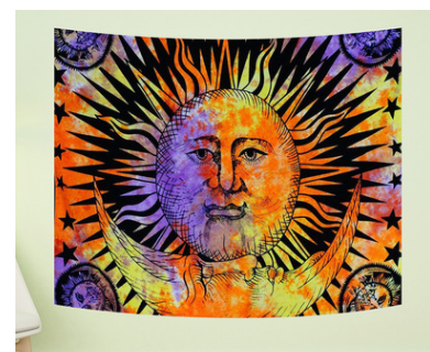 Cartoon Fantasy Tapestry Wall Hanging Home Decor Background