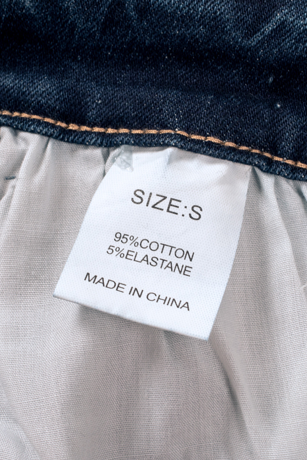 Button Fly High Waist Ripped Skinny Fit Ankle Jeans