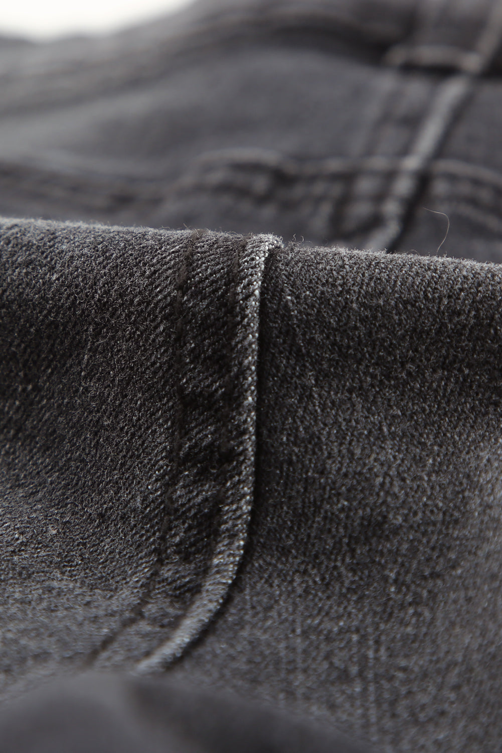 Distressed Ripped Denim Shorts with Pockets