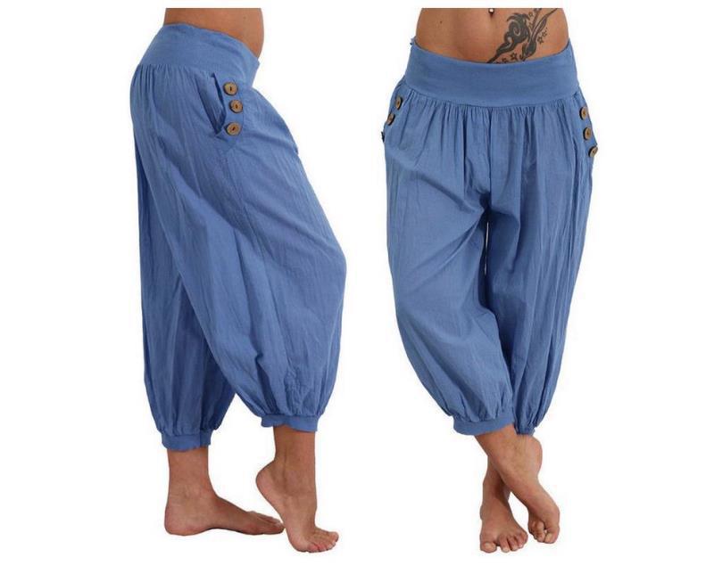 Casual pants plus size fat pants