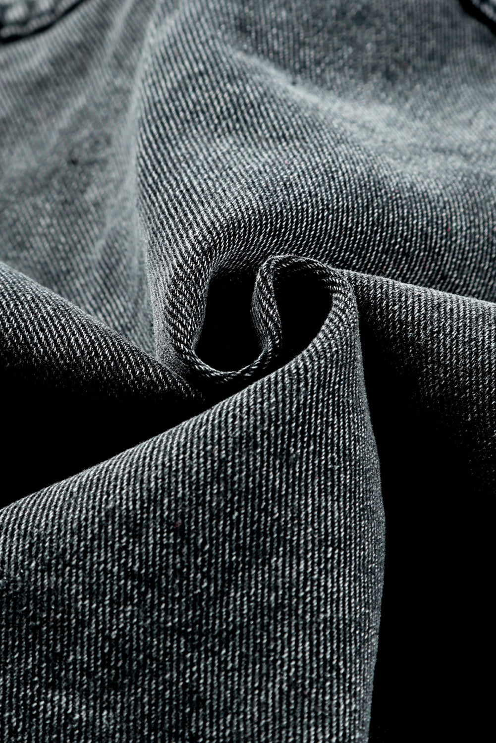 Multicolor Aztec Print Frayed Hem Denim Jacket