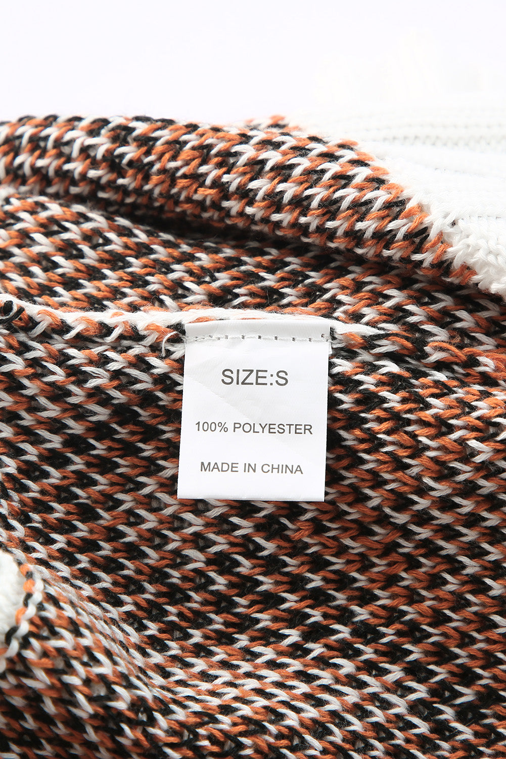 Tribal Pattern Hollowed Knit Long Cardigan