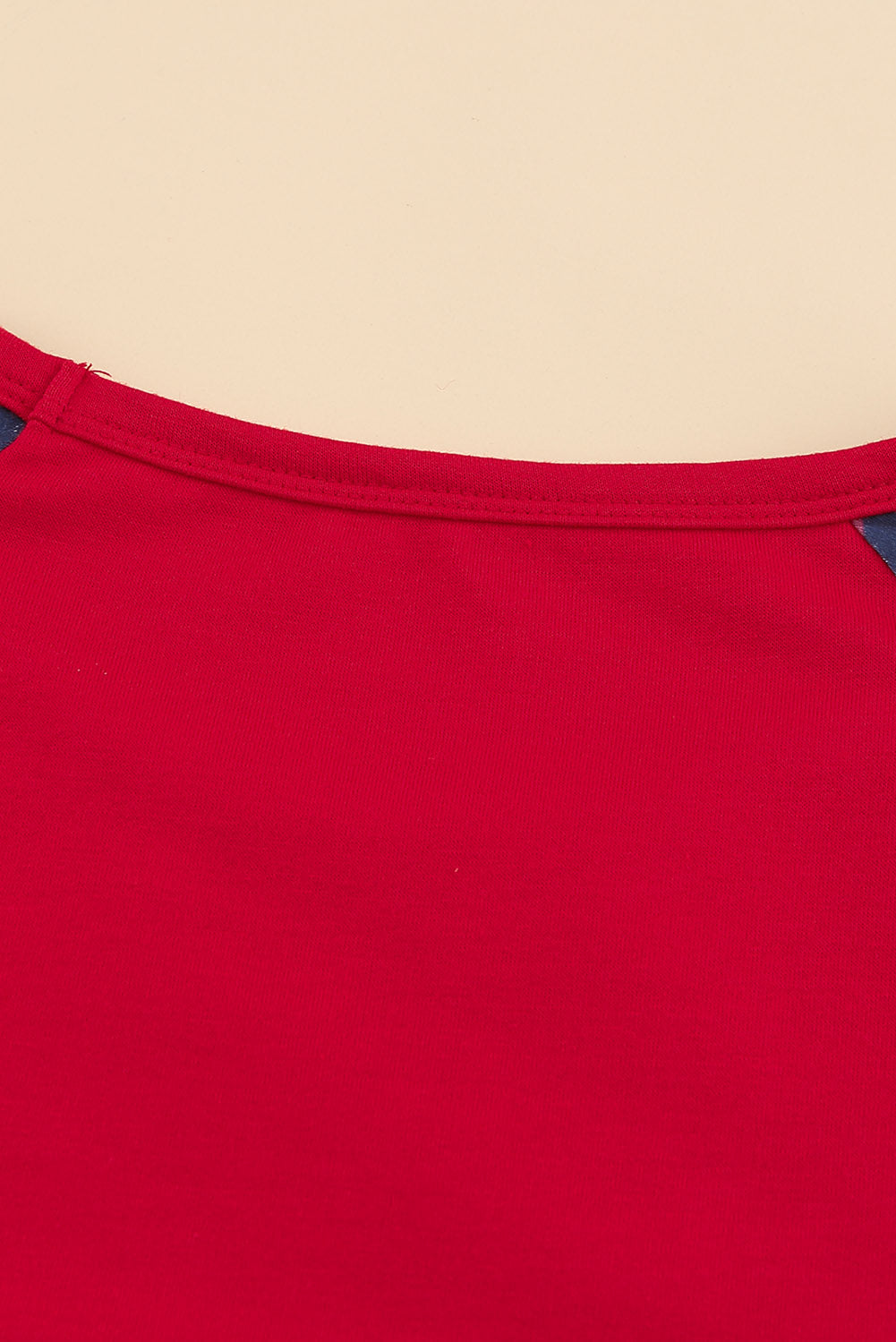 Raglan Sleeve Aztec Geometric Patchwork Top with Pocket