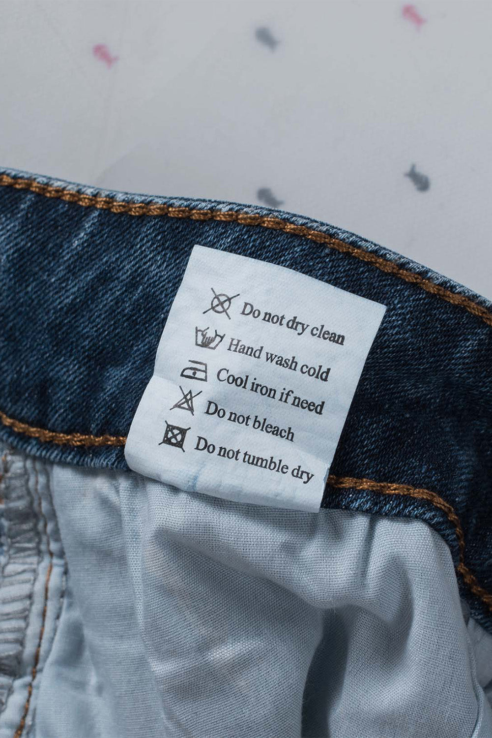 Distressed Ripped Slits Wide Leg Jeans