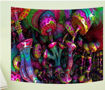 Cartoon Fantasy Tapestry Wall Hanging Home Decor Background