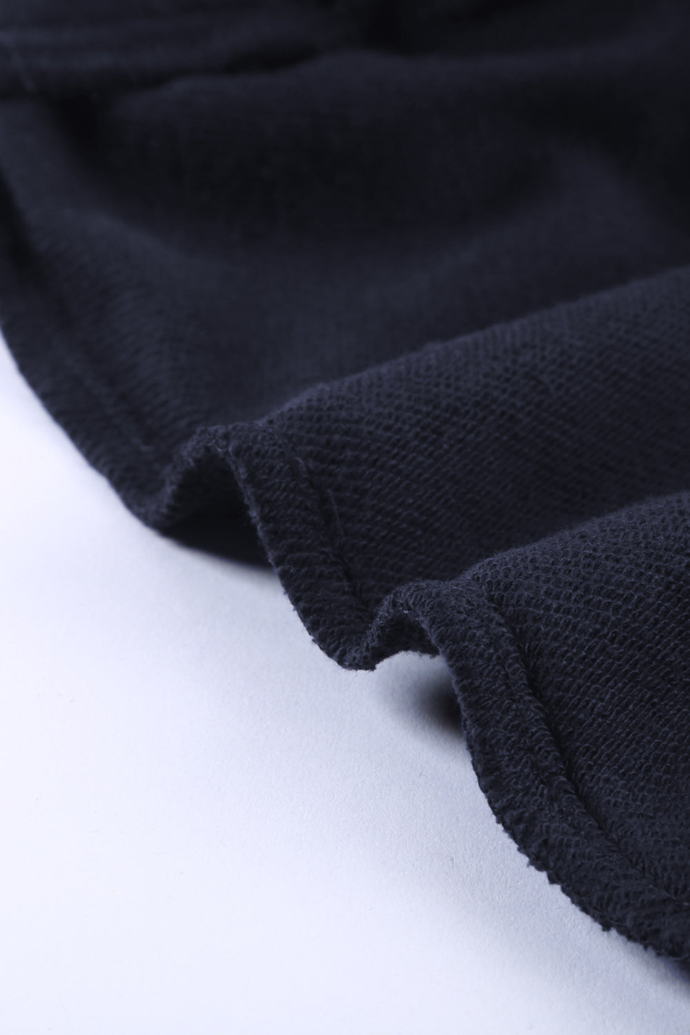 Tie Waist Side Pockets Cuffed Lounge Shorts