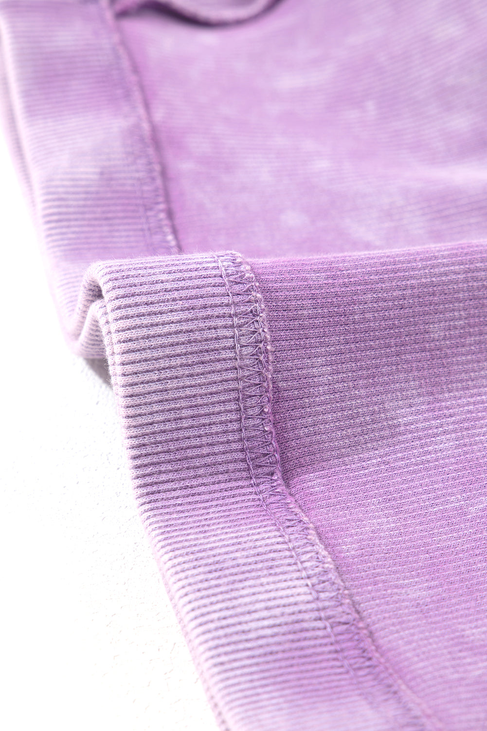 Pink Ribbed Mineral Wash Racerback Cropped Tank Top