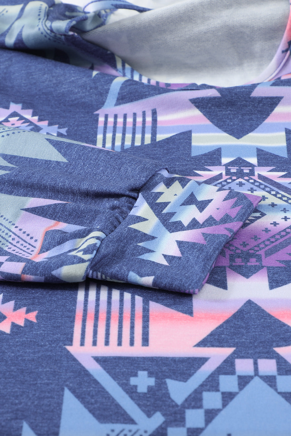 Aztec Print Hoodie
