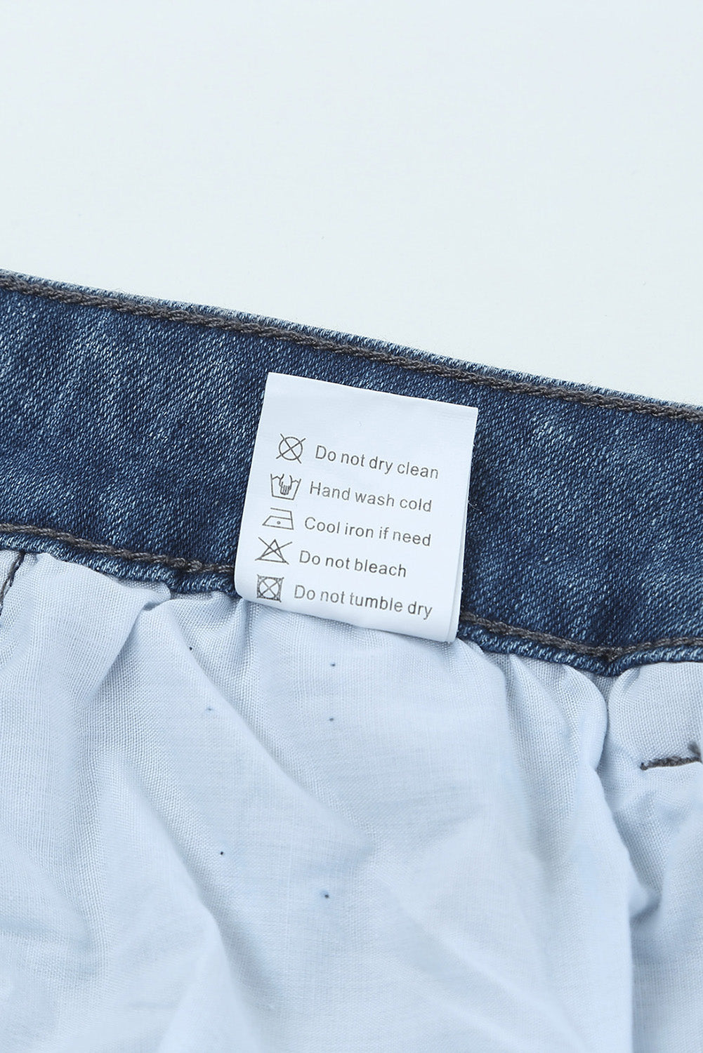 Faded Skinny Jeans with Pockets