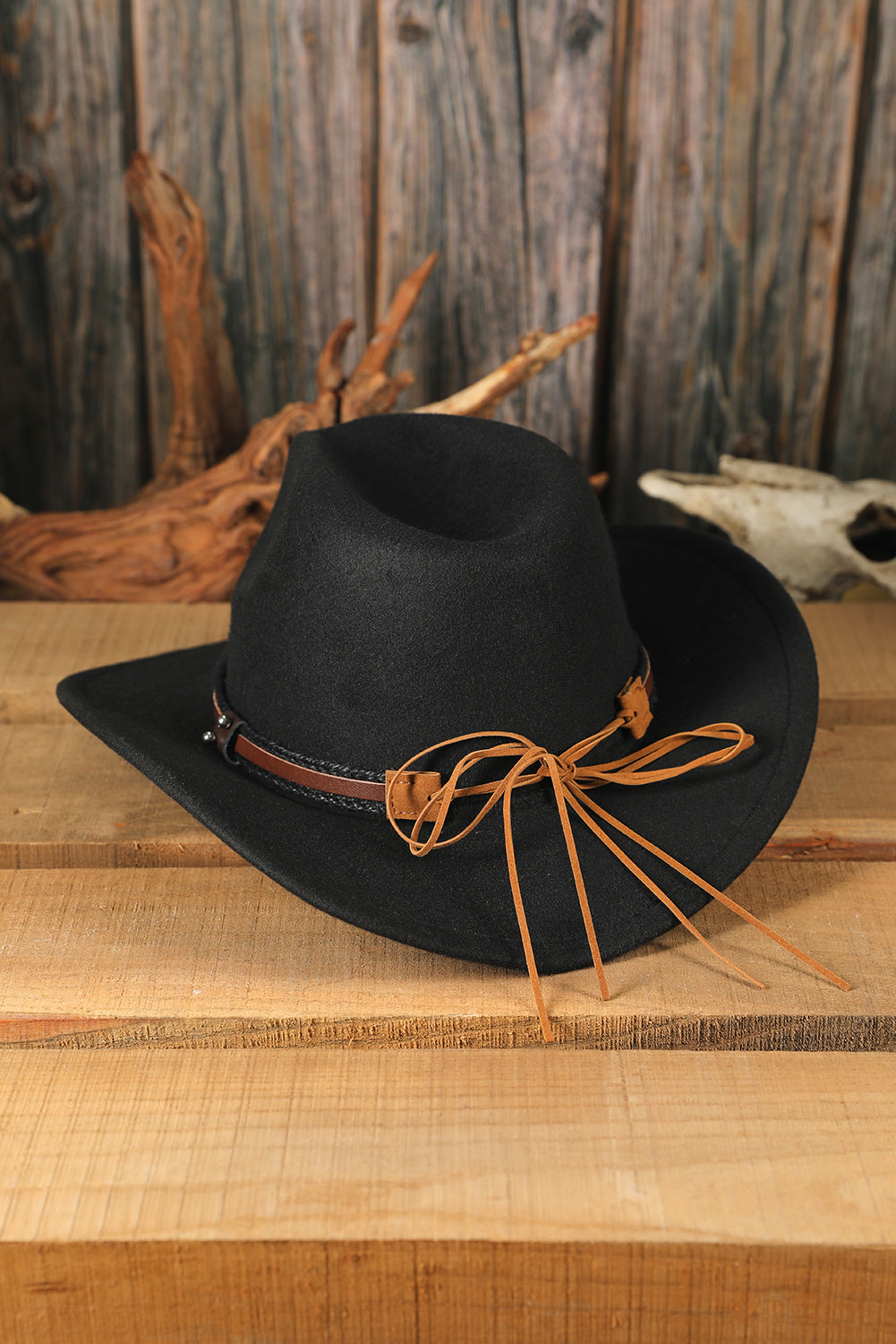 Metal Cowhead Western Cowboy Hat