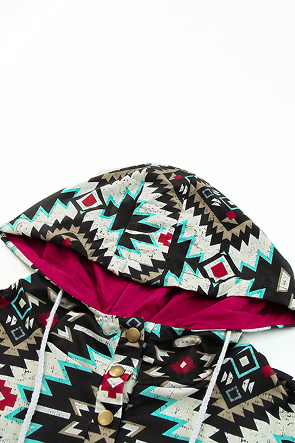 Tribal Geometric Print Hoodies with Pocket