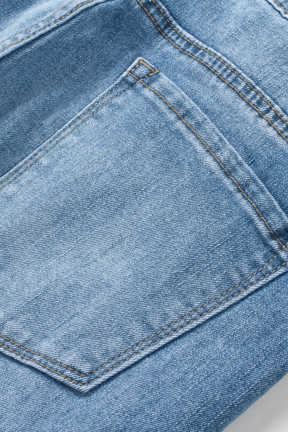 Seamed Raw Hem High Rise Flare Jeans