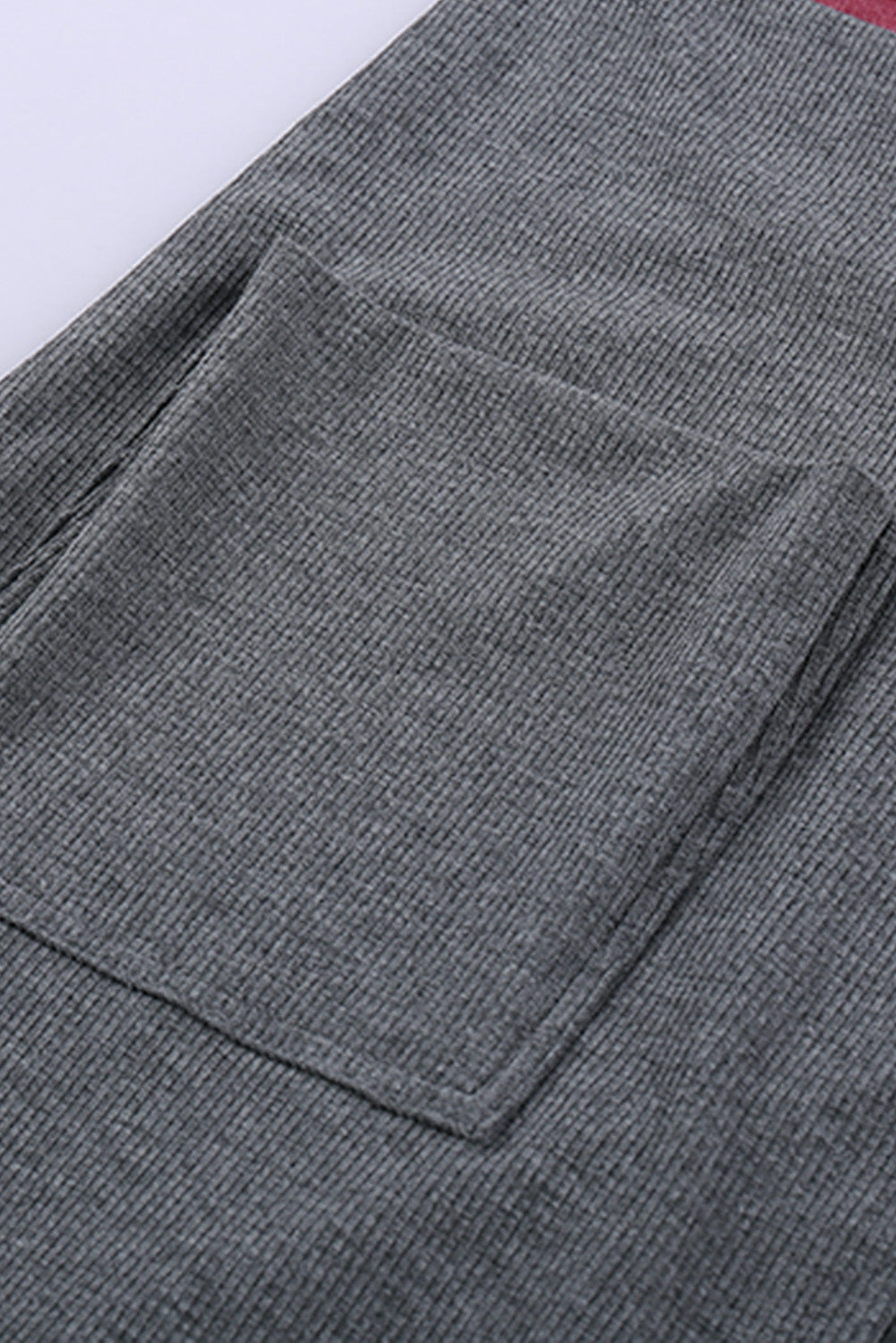 Tribal Printed Open Front Long Cardigan