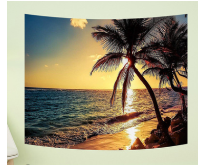 Cartoon Fantasy Tapestry Wall Hanging Home Decor Background