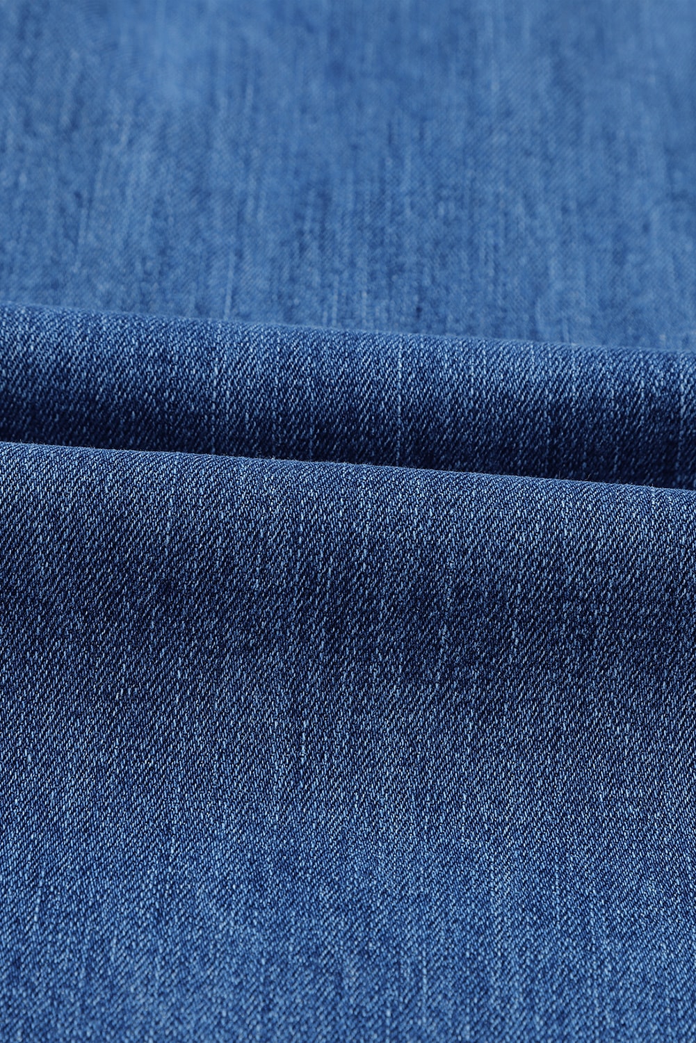 Distressed Raw Hem High Waist Flare Jeans