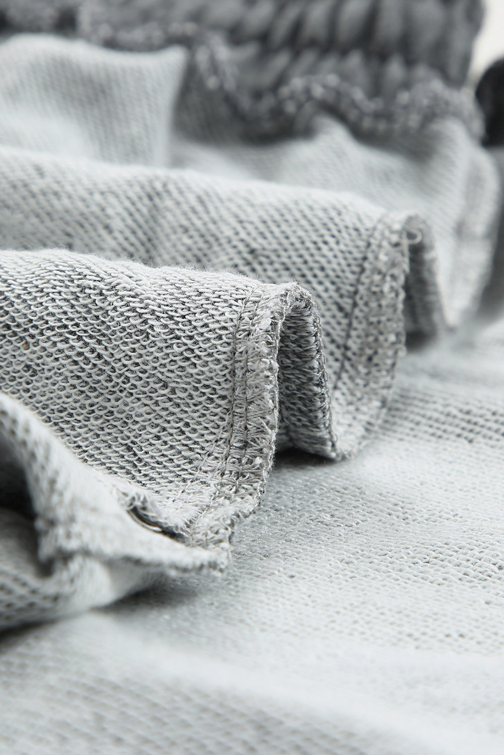 Tie Waist Side Pockets Cuffed Lounge Shorts