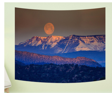 Cartoon Fantasy Tapestry Wall Hanging Home Decor Background