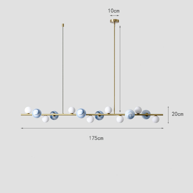 Household Nordic Tooling Lengthened Customized Chandelier