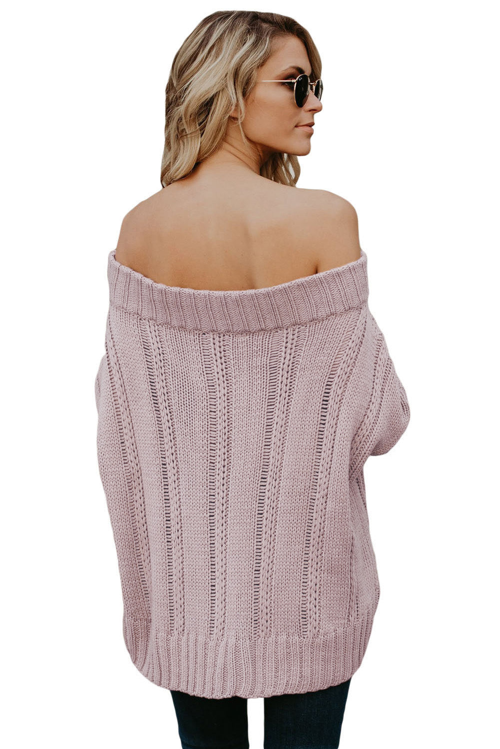 Off The Shoulder Winter Sweater