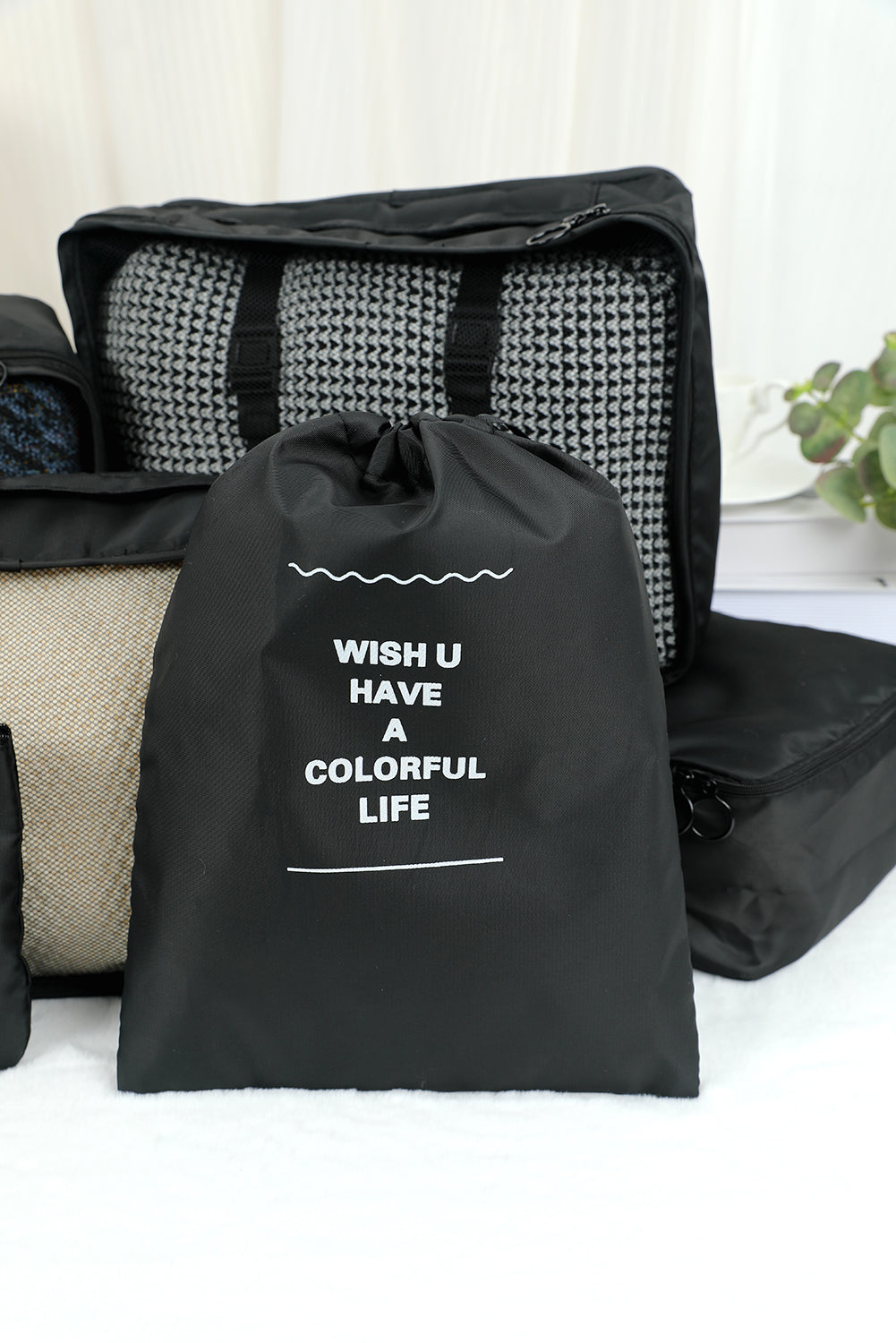 8-piece Waterproof Travel Bag Set