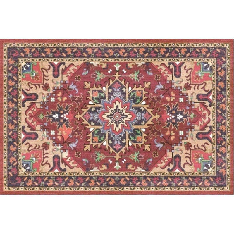 Retro Boho Geometric Ethnic Living Room Bedroom Entry Door Rug