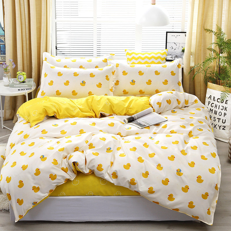 Fashion Household Simple Printing Polyester Bedding
