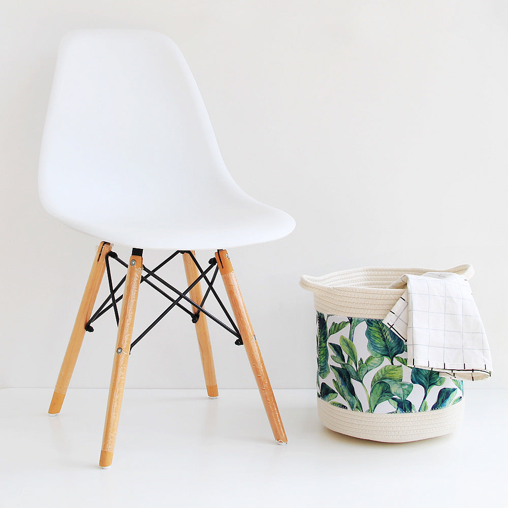 New Nordic green cotton thread storage basket weaving