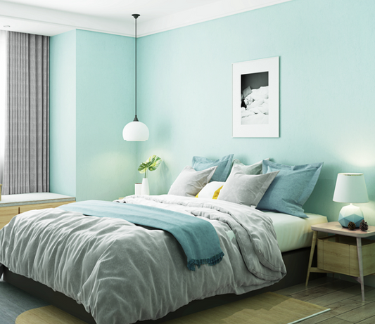 Nordic style solid color wallpaper