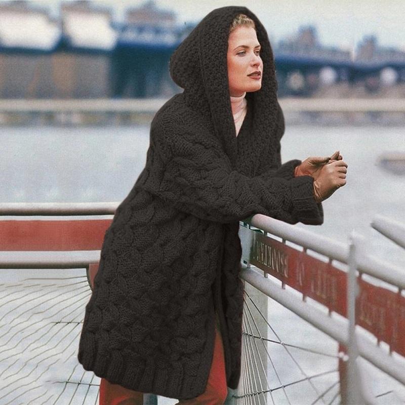 Thick wild hooded sweater