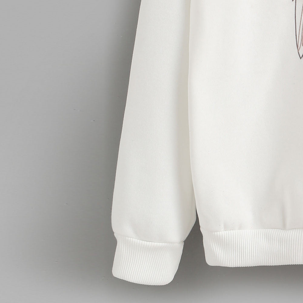 New Autumn Womens Pattern Hoody Dreamcatcher Feather Print Long Sleeve Hoodie Pullover Thin Sweatshirt Hooded Tops Blouse