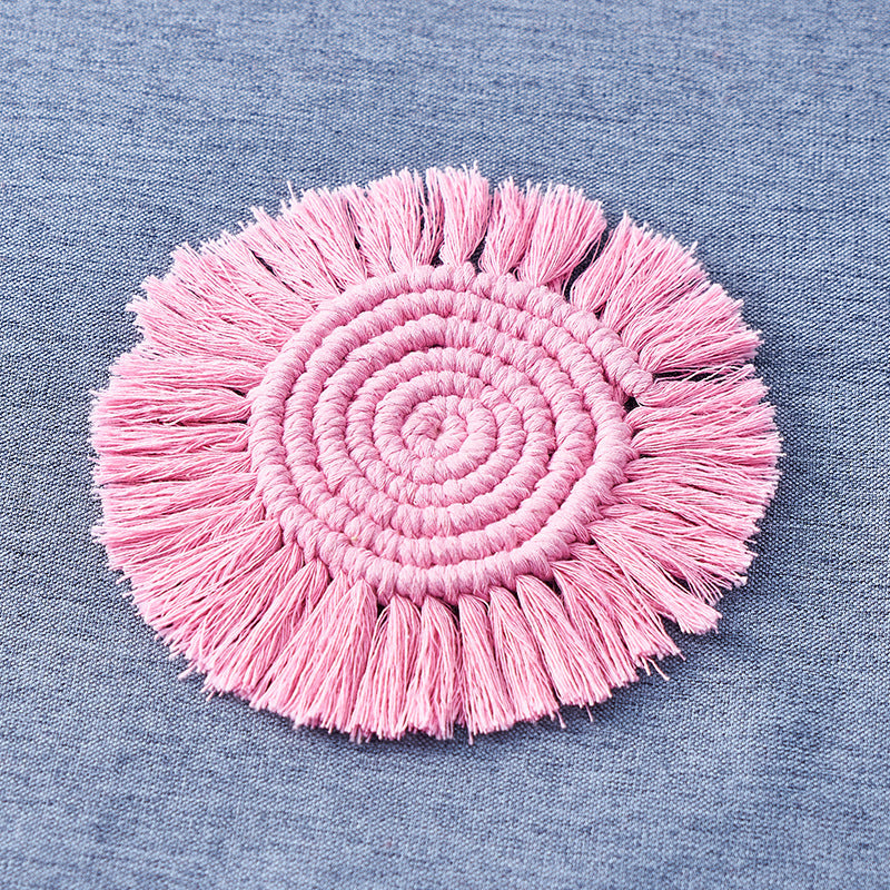 Nordic Hand-woven Cotton Decoration Coaster