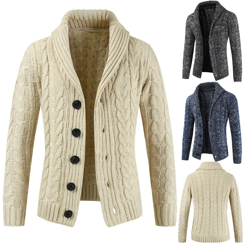 Stylish loose knit cardigan jacket
