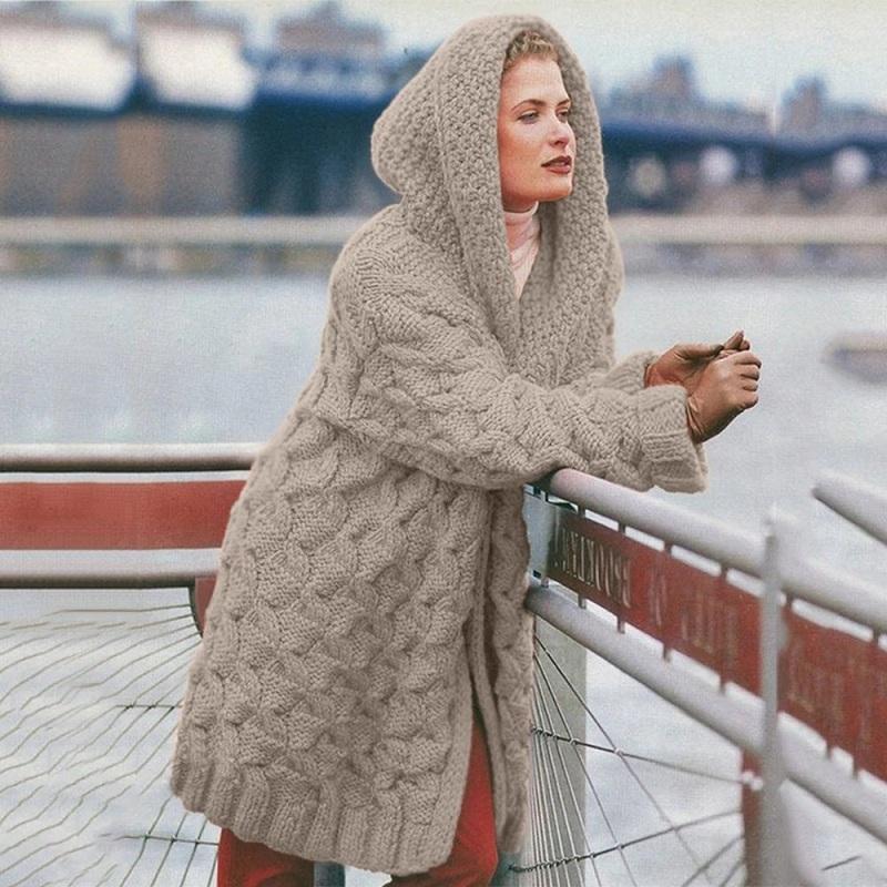 Thick wild hooded sweater