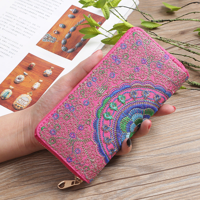 Ethnic style embroidered bag