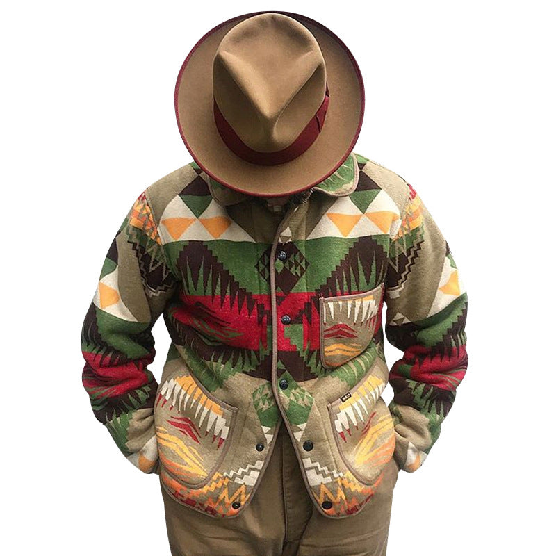 Mens Windbreaker Jacket Long sleeve coat