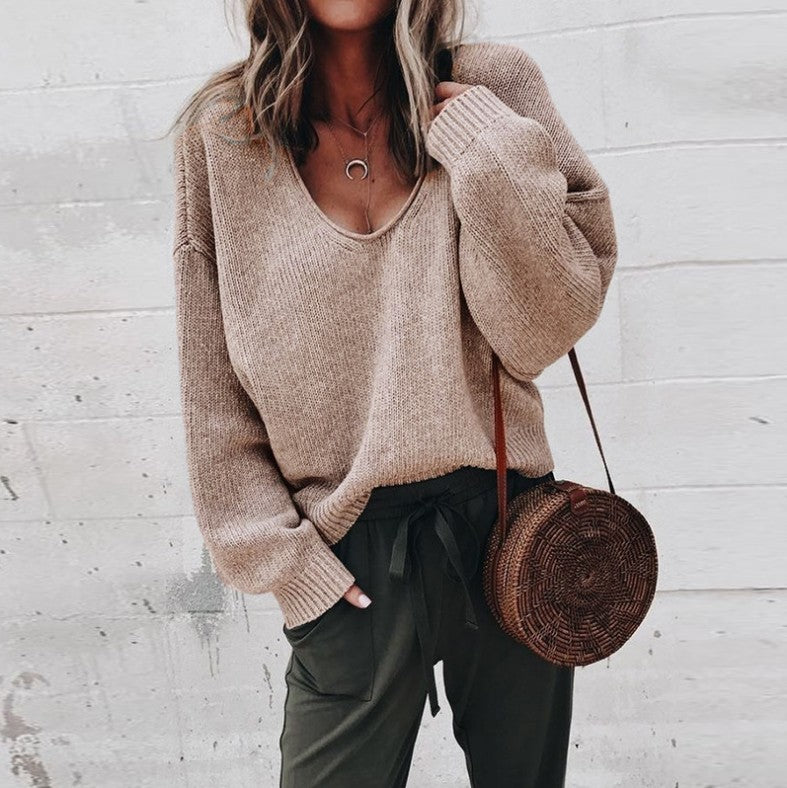 Loose knit sweater