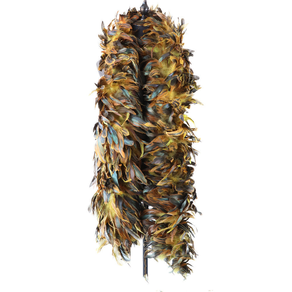 Catwalk Dress Up Colorful Chicken Feather Scarf Props