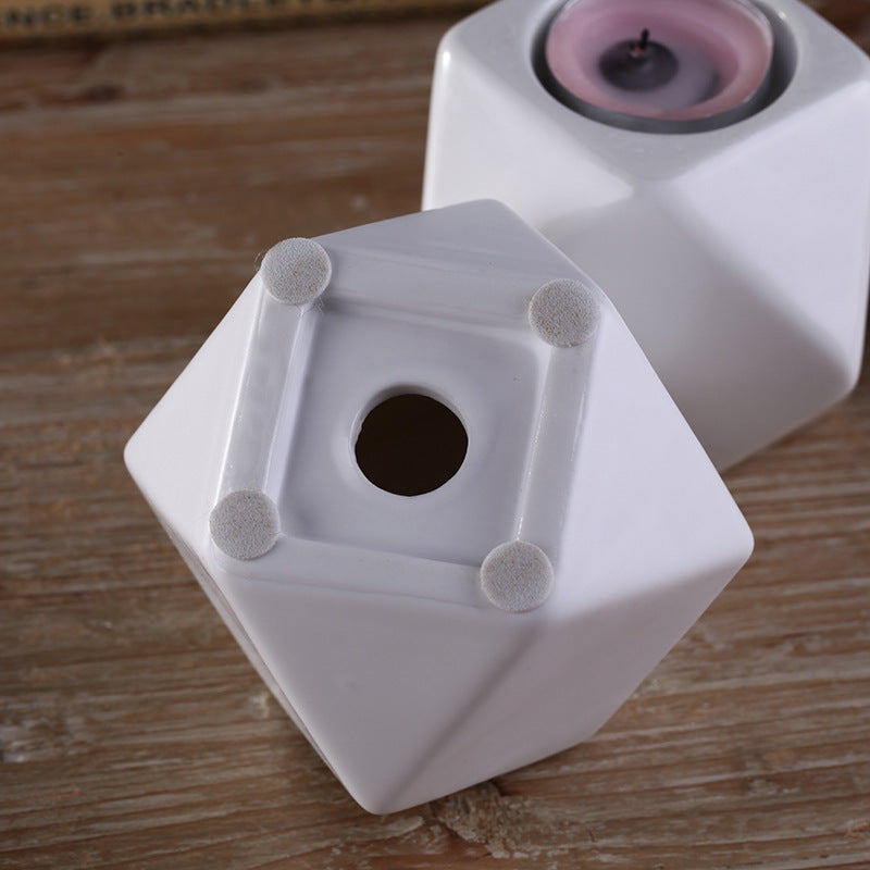 Nordic ceramic candlestick creative retro ins decoration wholesale