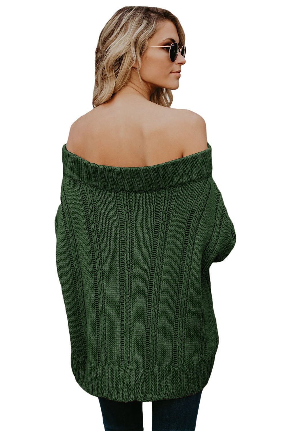 Off The Shoulder Winter Sweater