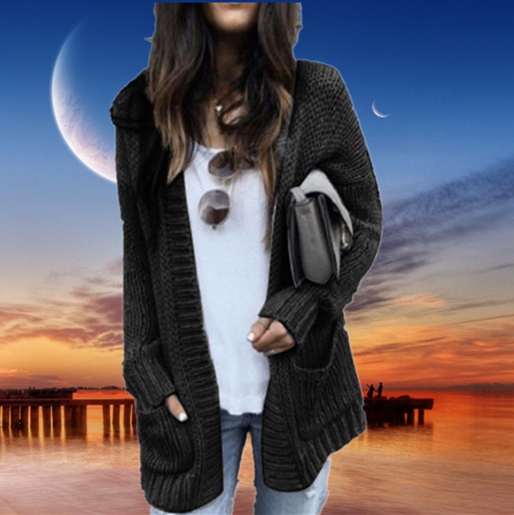 Long sleeve cardigan sweater