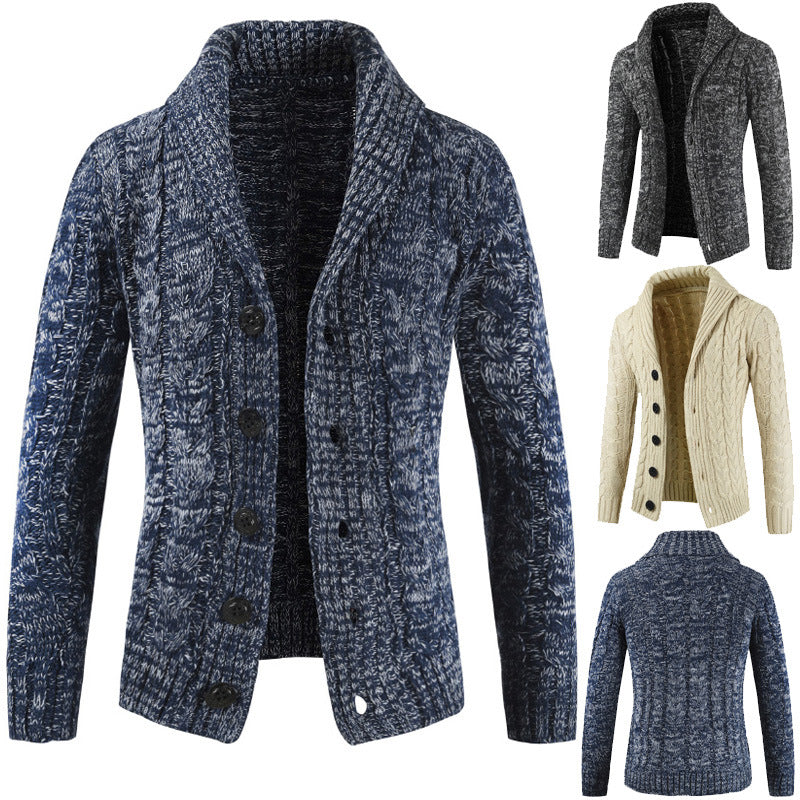 Stylish loose knit cardigan jacket