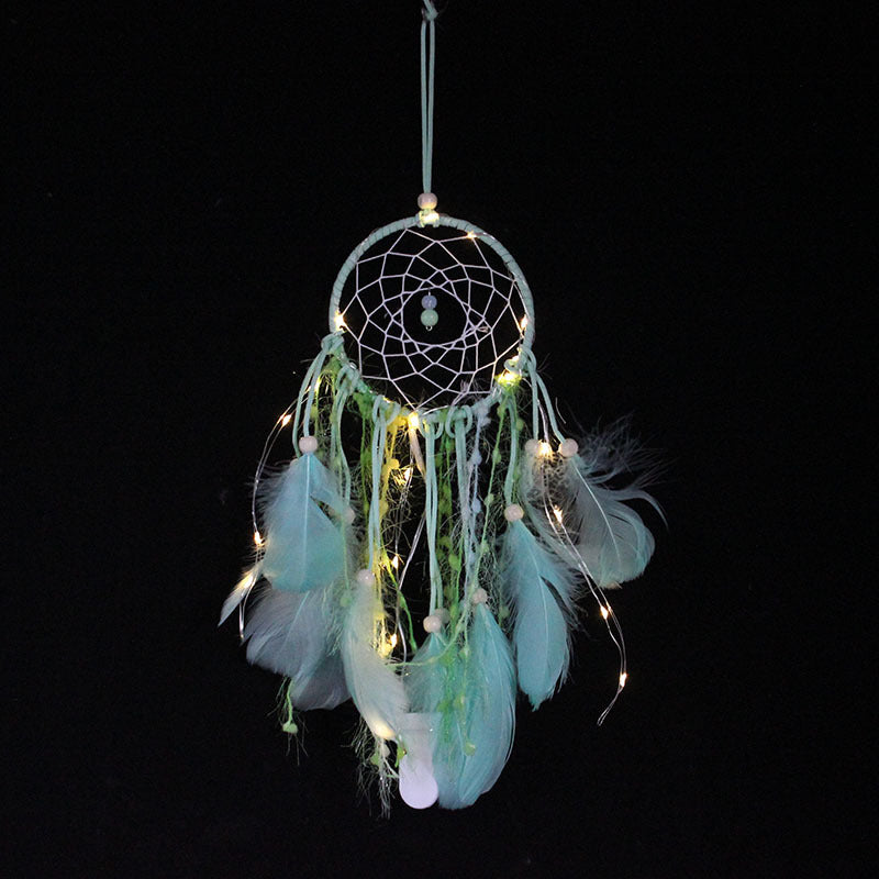 Indian Dream Catcher Creative Night Light Pendant