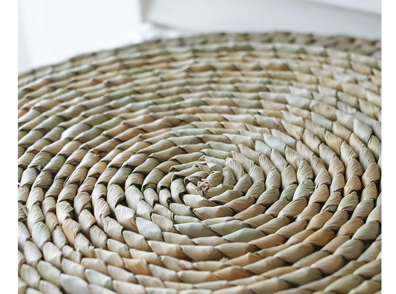 Nordic Straw And Rattan Round Wall Decoration Pendant
