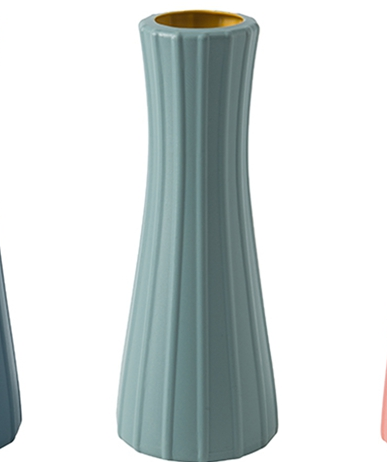 Nordic Style Plastic Imitation Glaze Vase Living Room