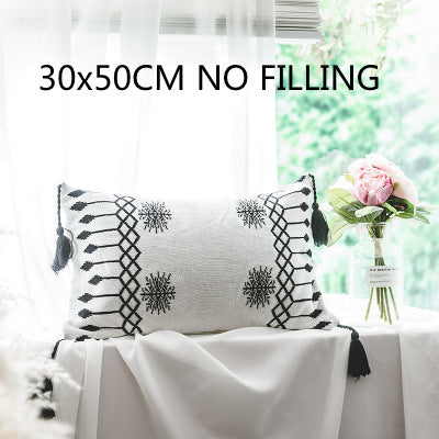 Knitted Woolen Blanket and Pillowcase Home Furnishing