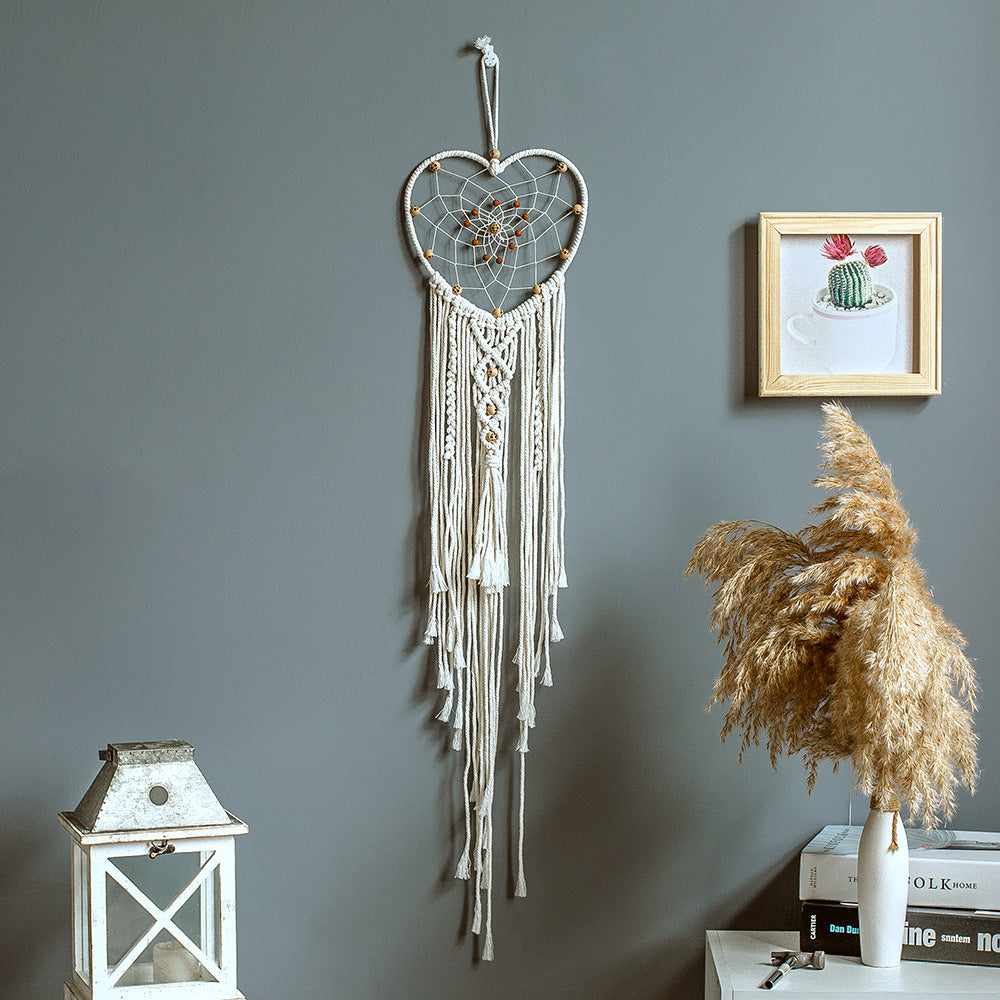 Nordic Love Dream Catcher Woven Tapestry