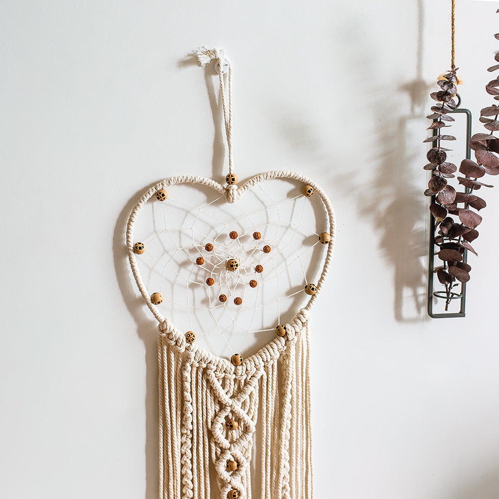 Nordic Love Dream Catcher Woven Tapestry